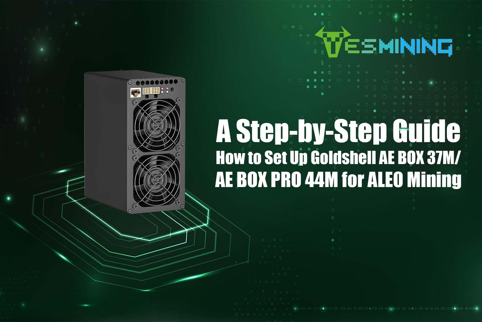 How to Set Up Goldshell AE BOX 37M / AE BOX PRO 44M for ALEO Mining：A Step-by-Step Guide