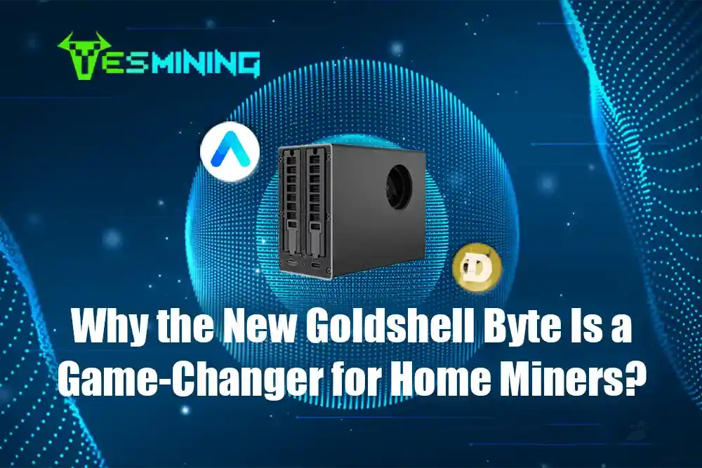Pourquoi le nouveau Goldshell Byte est une révolution pour les mineurs à domicile