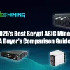 2025's Best Scrypt ASIC Miner A Buyer's Comparison Guide
