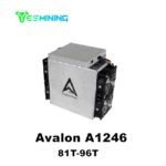 CANAAN AVALON A1246 85T 93T SHA256 BTC Bitcoin Miner