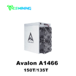 CANAAN AVALON A1466 135 / 150T SHA-256 BTC Bitcoin Miner