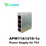 Alimentation électrique Bitmain Antminer APW11A1216-1a 3610W pour T21