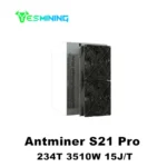 BITMAIN Antminer S21 Pro 234 / 245T BTC Bitcoin Miner