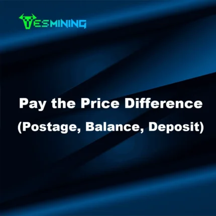 Yesmining Оплатить разницу в цене (почтовые расходы, баланс, депозит)