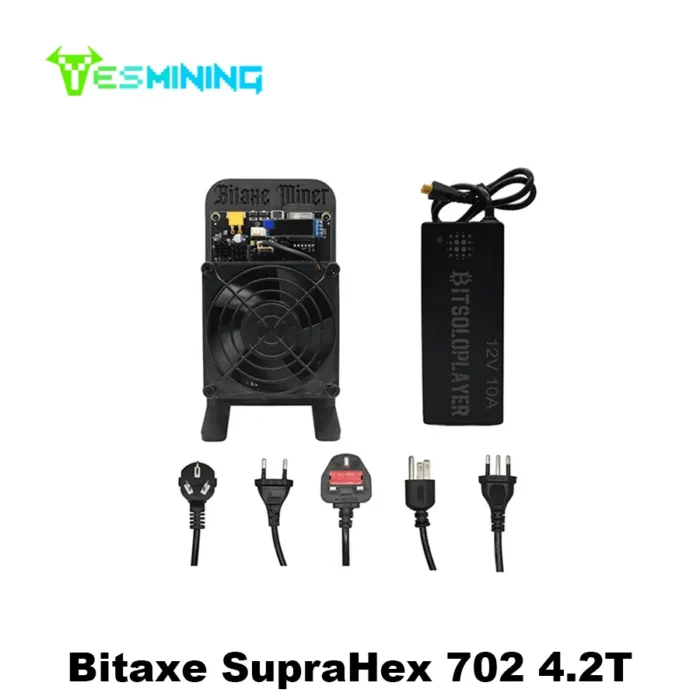Bitaxe SupraHex 702 4.2TH/s Mineur Bitcoin pour la maison