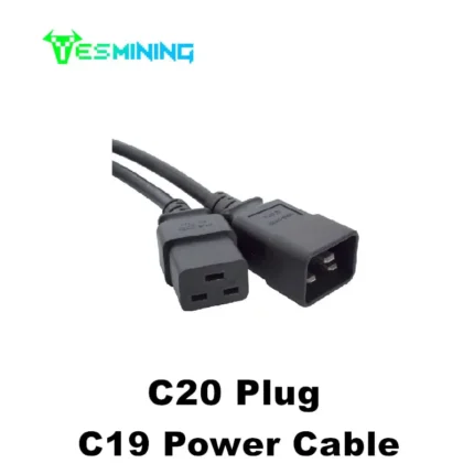 Câble d'alimentation C19 pour Iceriver KS3 / KS3M / KS3L / KS5L