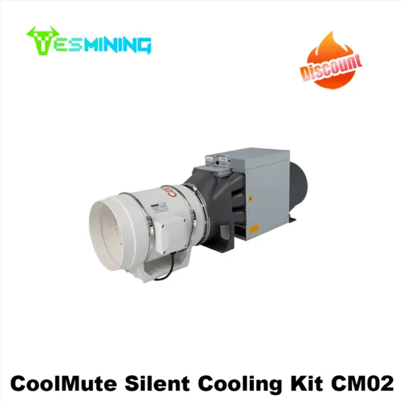 Silencer und Kühlsatz Inline-Duct-Lüfter CM02 für ASlC Miner