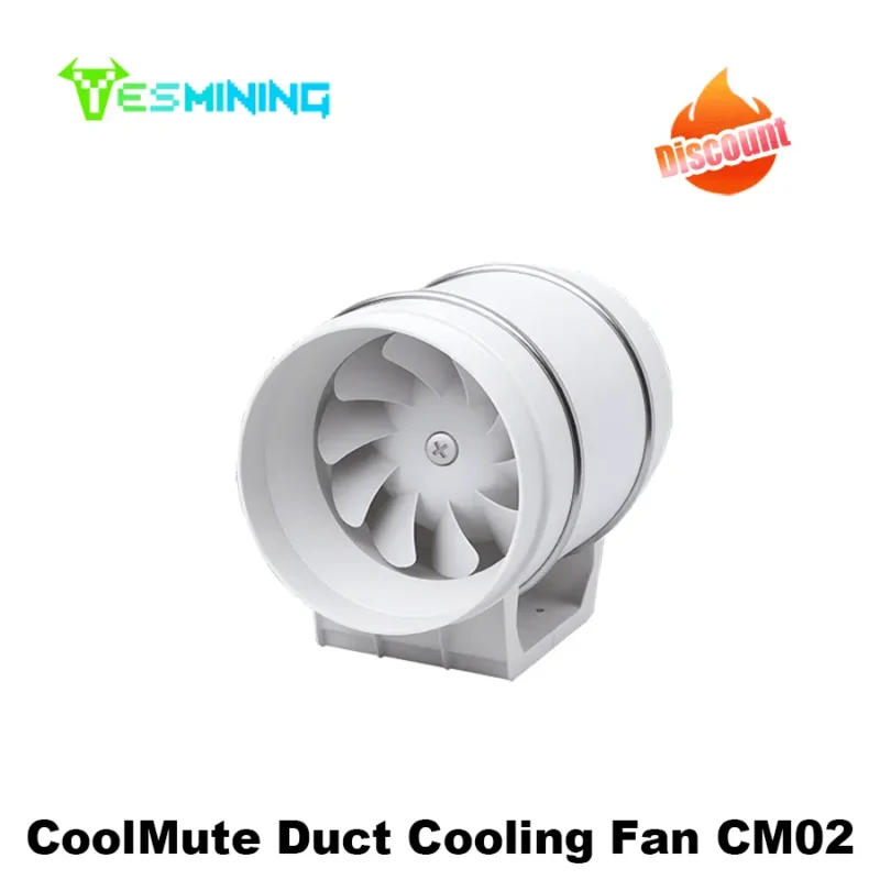 Asic Miners Silencer and Cooling Blower 8″ CM02