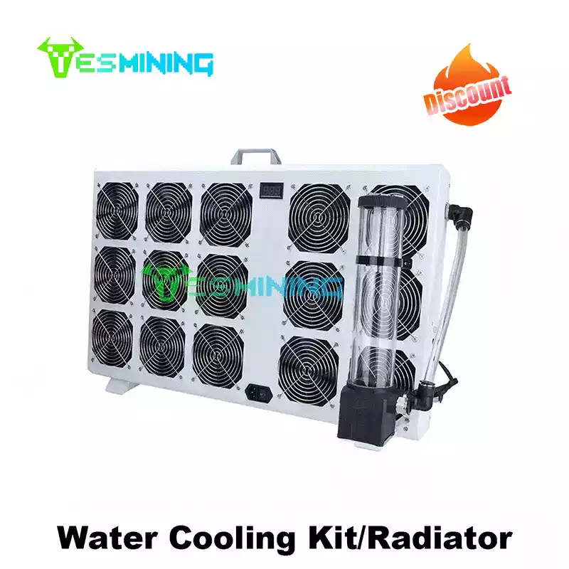 Kit de refroidissement à eau 12KW / Radiateur pour mineur ASIC hydroélectrique