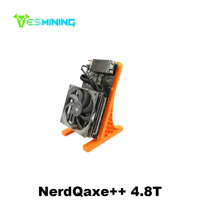 NerdMiner NerdQaxe++ 4.8Th/s 76W Bitcoin Solo Miner