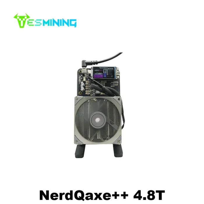 NerdMiner NerdQaxe++ 4.8Th/s 76W Bitcoin Solo Miner