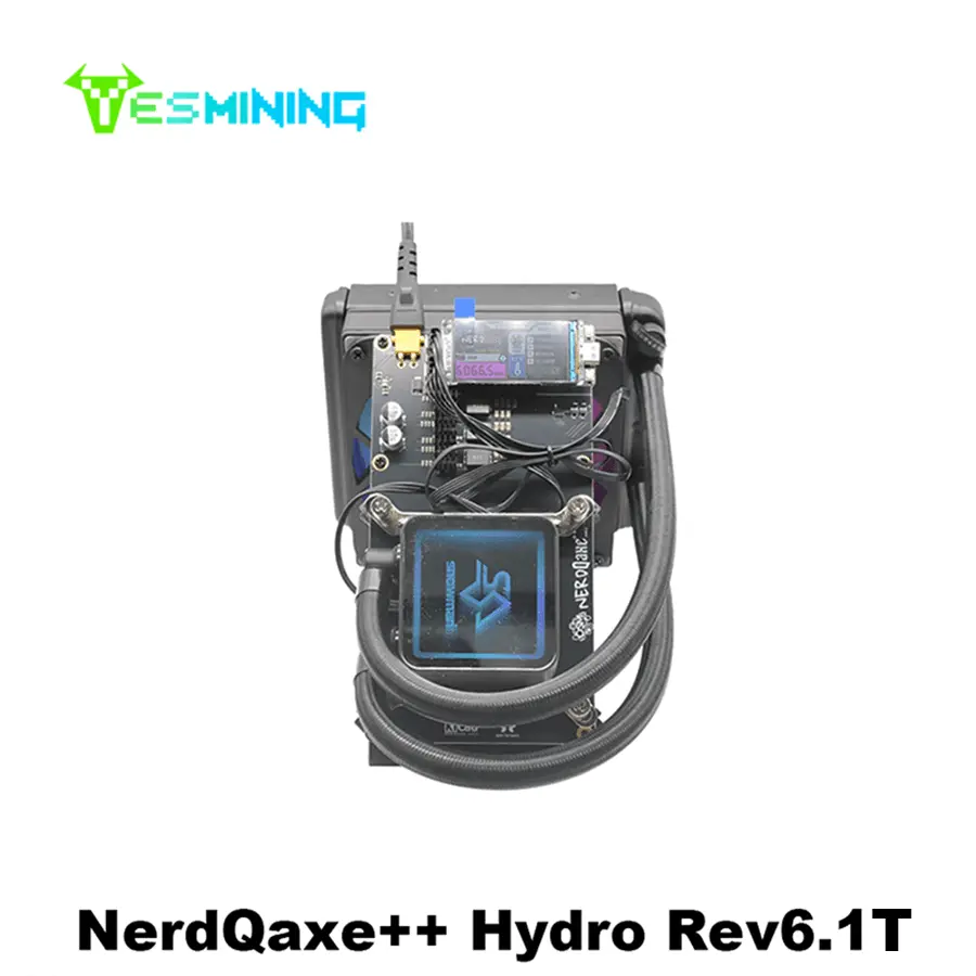 NerdQaxe++ 4.8T / 6.1T 75W Mineur Solo Bitcoin NerdQaxe++ 4.8T / 6.1T 75W Mineur Solo Bitcoin