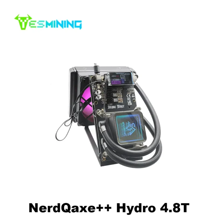 NerdMiner NerdQaxe++ 4,8Th/s 76W Mineur Bitcoin Solo