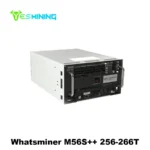 MicroBT Whatsminer M56S++ 256-266T 21W/T Bitcoin Miner