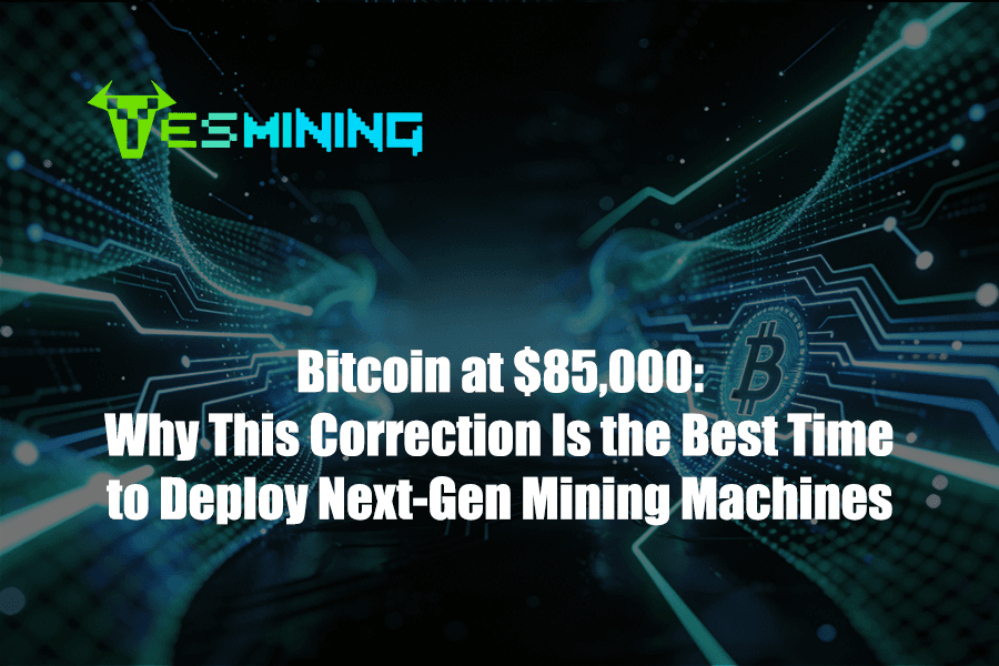 Bitcoin at $85,000 Why This Correction Is the Best Time to Deploy Next-Gen Minin