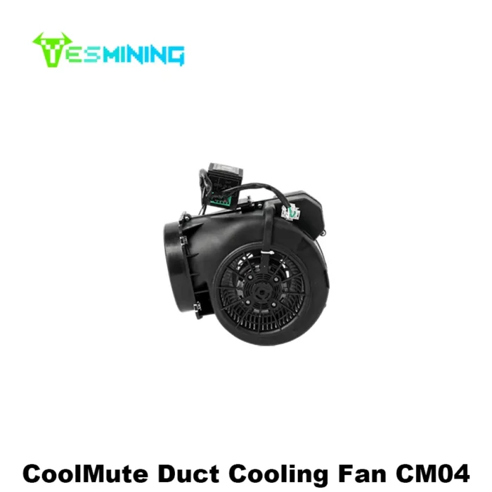 Helical Duct Mini Silencer and Cooling Kit CM04 for Crypto Miner