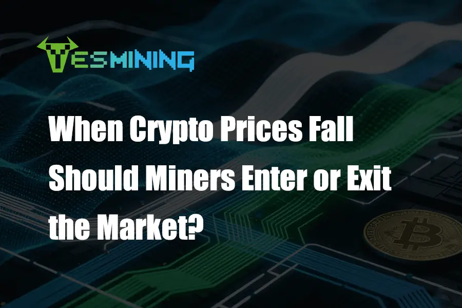 Whencryptopricesfallshouldminersenterorexitthemarket