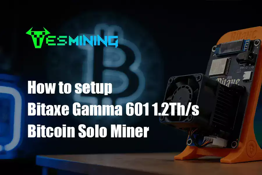 How to setup Bitaxe Gamma 601 1.2Th/s Bitcoin Solo Miner