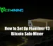 How to Set Up Fluminer T3 Bitcoin Solo Miner