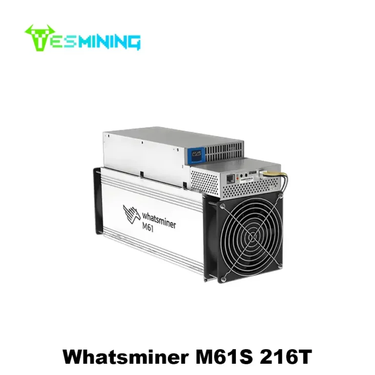 MicroBT Whatsminer M61S+ 214T 3140W Bitcoin BTC Miner